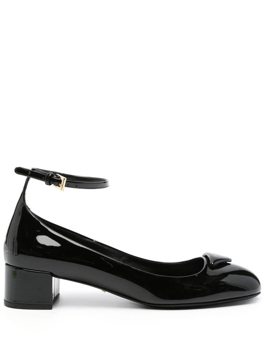 35mm patent leather pumps