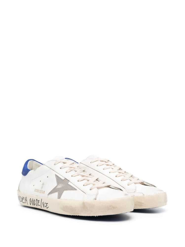 GOLDEN GOOSE Super-Star distressed leather sneakers