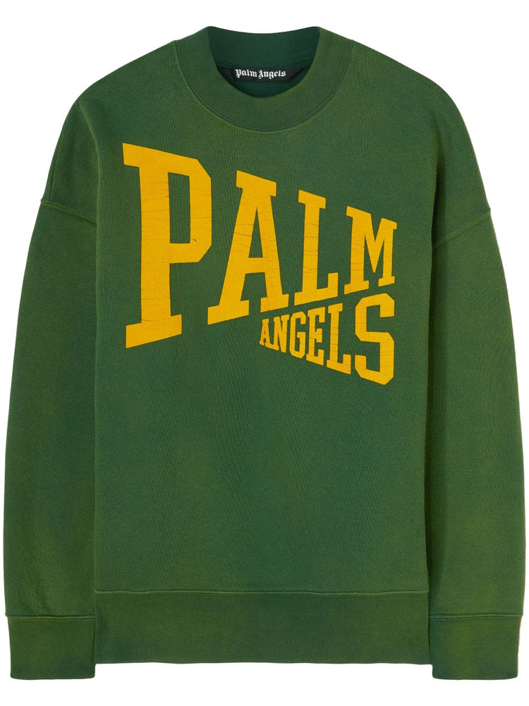 PALM ANGELS logo-print crew-neck T-shirt