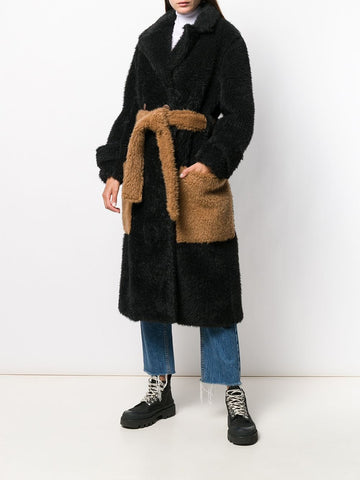 L'AUTRE CHOSE textured trench coat