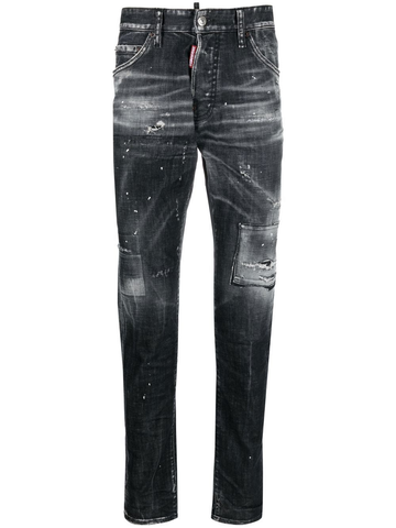 DSQUARED2 1964 distressed slim-cut jeans