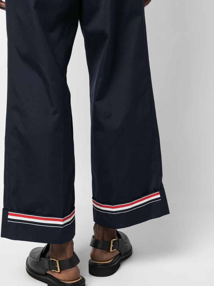 RWB-stripe tailored trousers