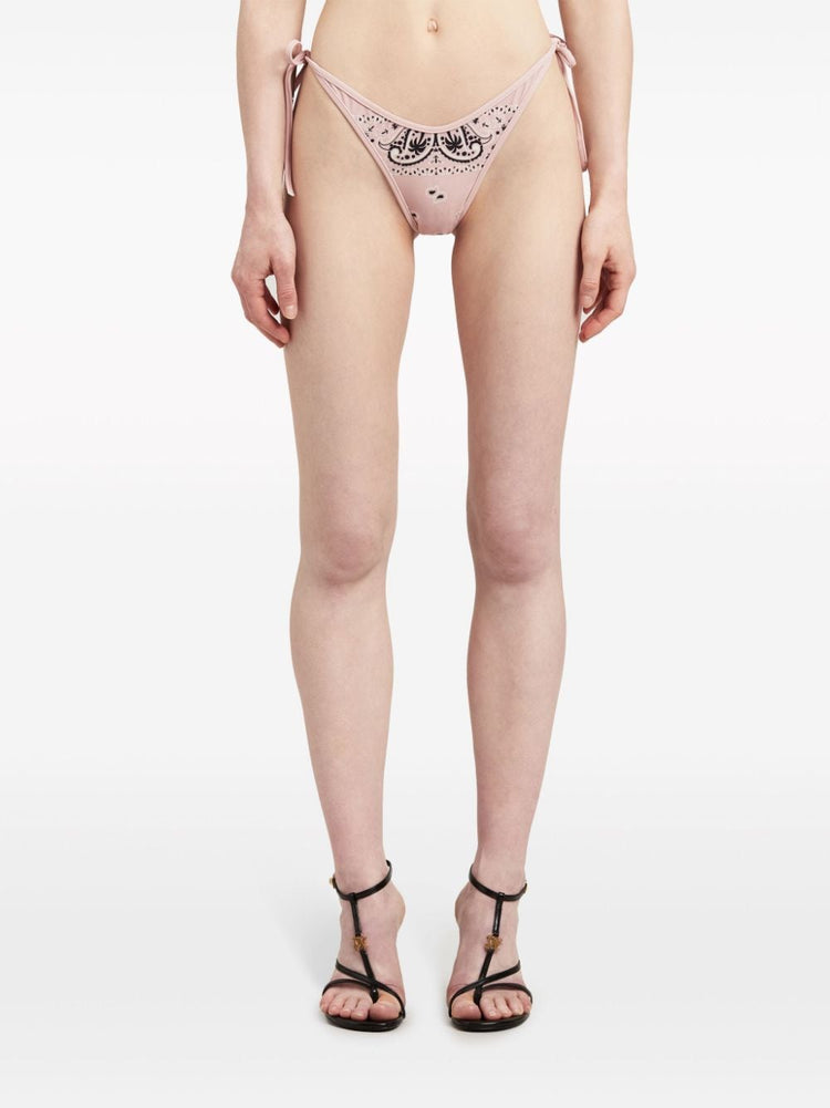 paisley-print bikini bottoms