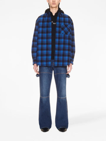 OFF-WHITE checked flannel shirt