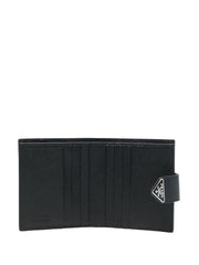 PRADA wallet black logo