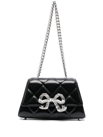 SELF-PORTRAIT The Bow quilted shoulder bag