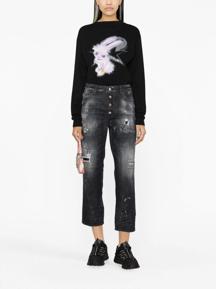 DSQUARED2 distressed tapered jeans