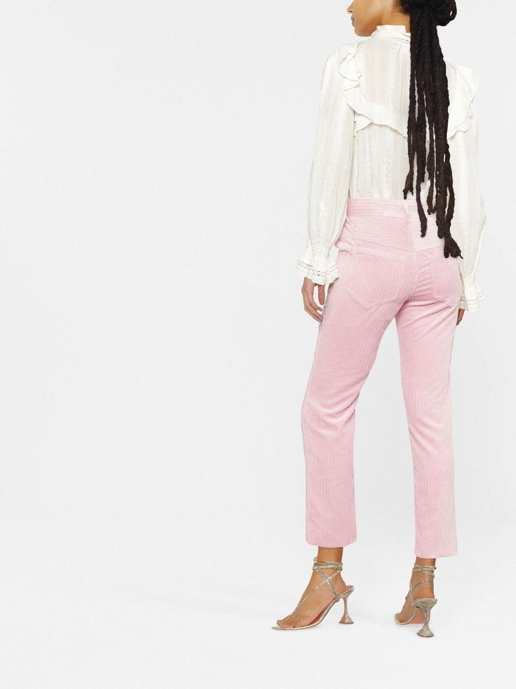 ISABEL MARANT Tilorsya corduroy straight trousers