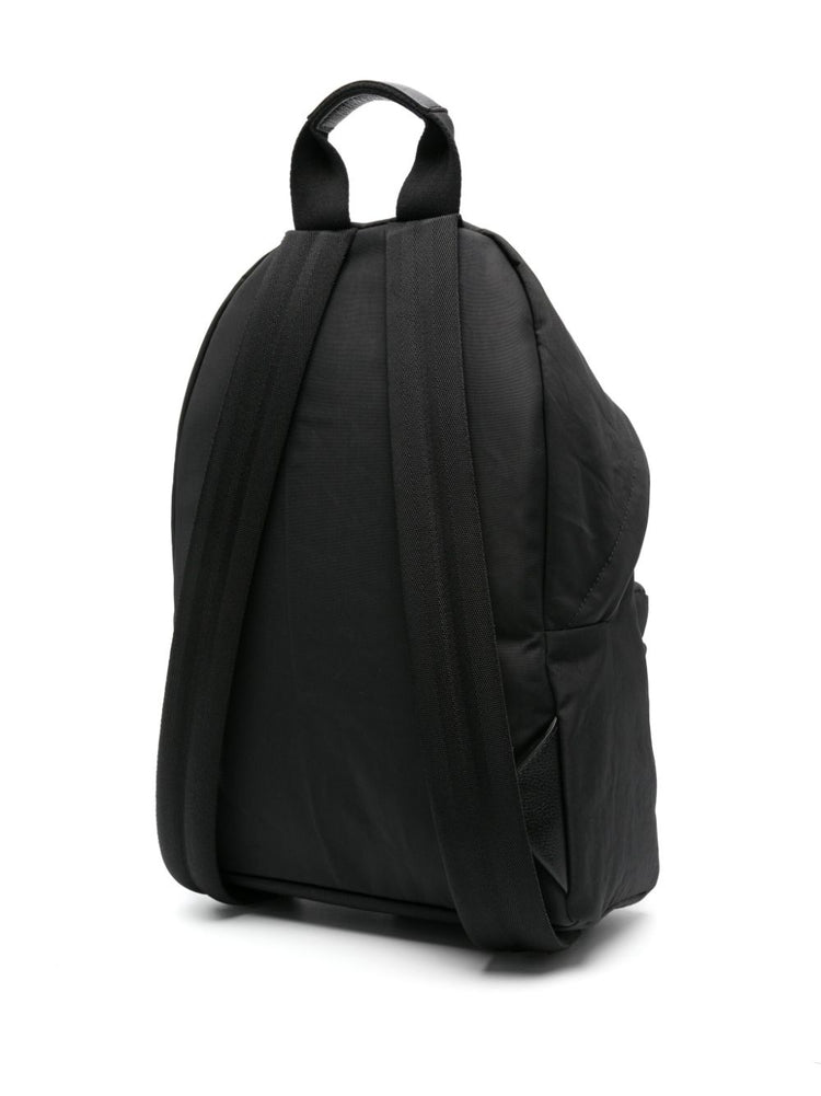 logo-debossed zipped backpack
