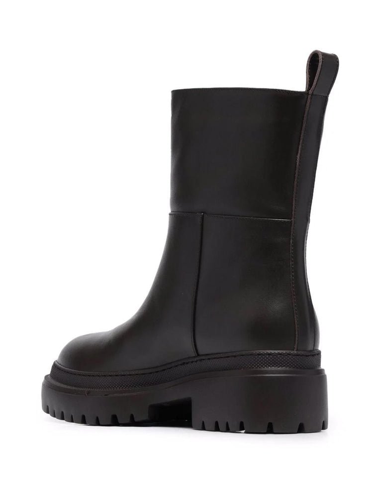 L'AUTRE CHOSE ankle leather boots