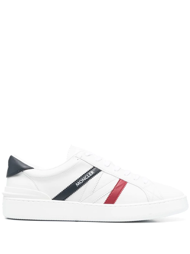 MONCLER faux-leather sneakers