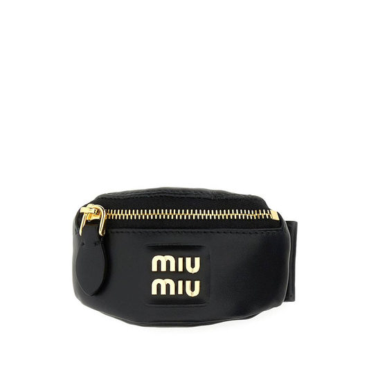 Bracelet with mini leather clutch bag
