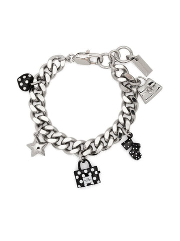 MARC JACOBS multiple-pendant chunky-chain bracelet