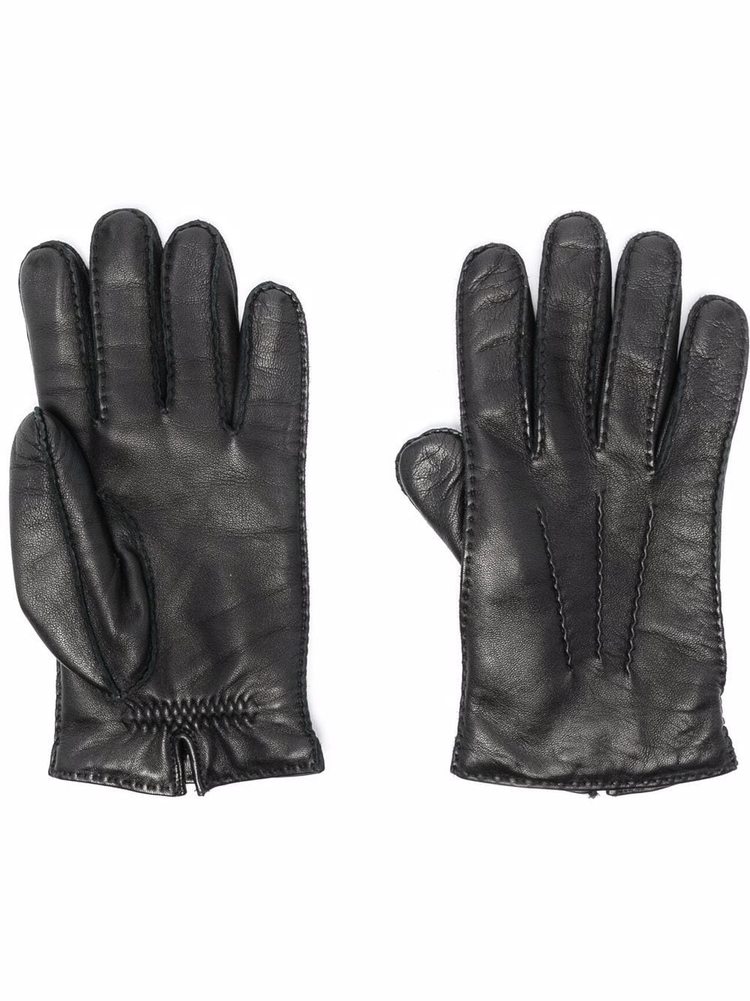 AMI Paris Ami de Coeur leather gloves