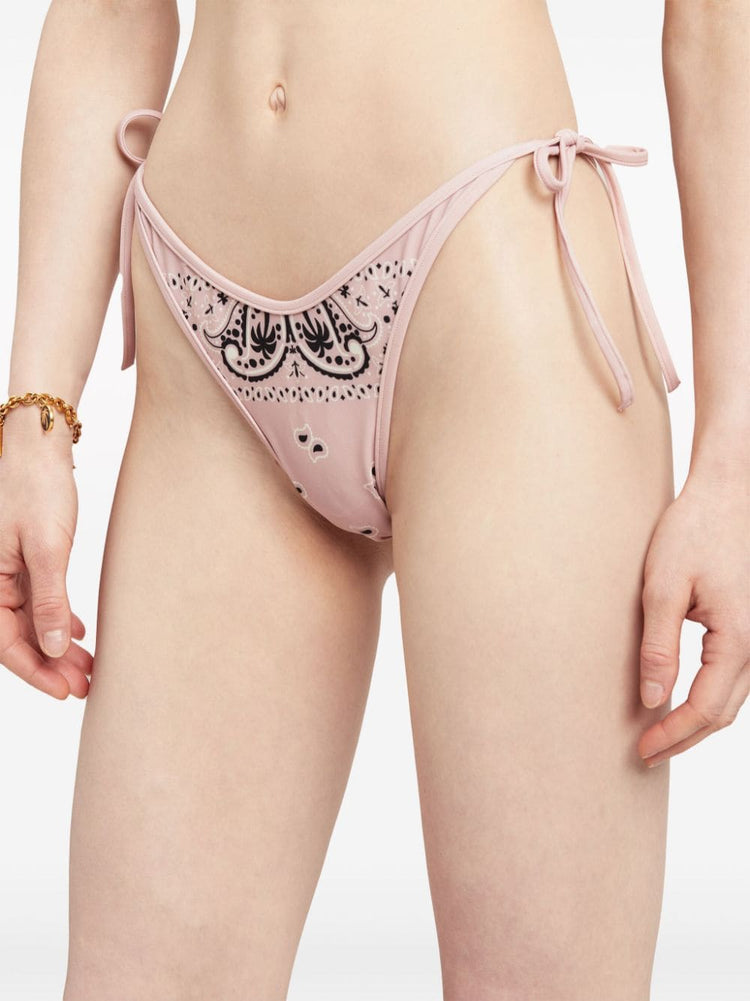 paisley-print bikini bottoms