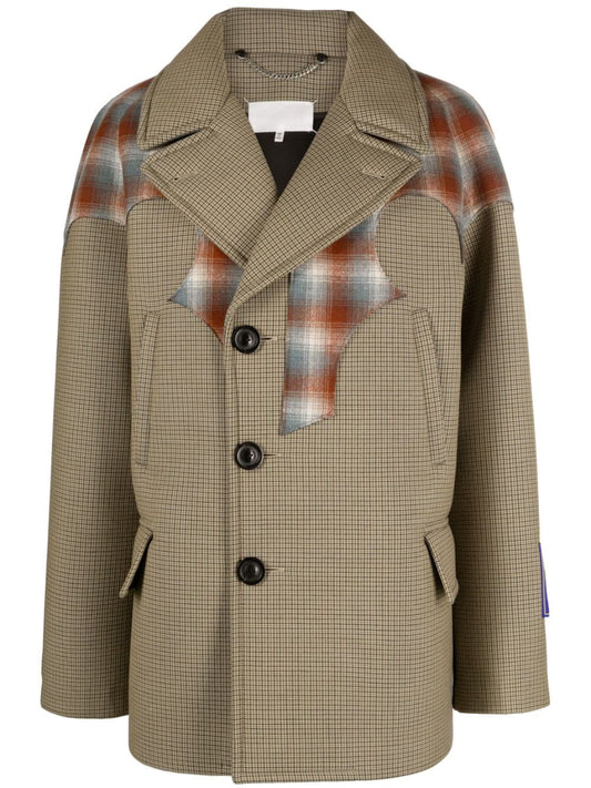 x Pendleton Décortiqué patchwork coat
