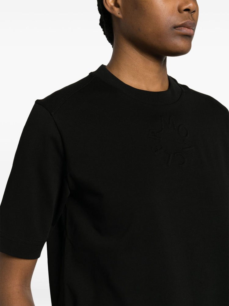 embossed-logo cotton T-shirt