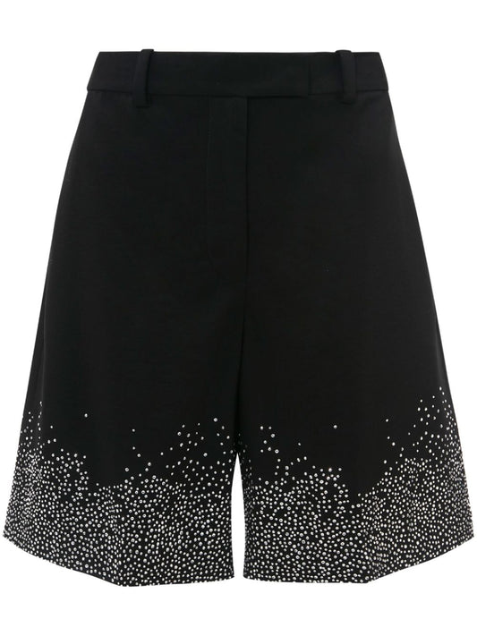 crystal-embellished tailored shorts