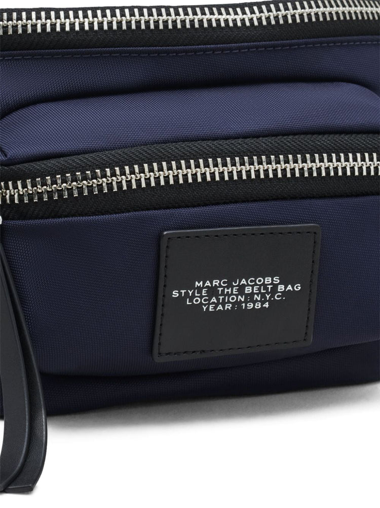 logo-appliqué belt bag