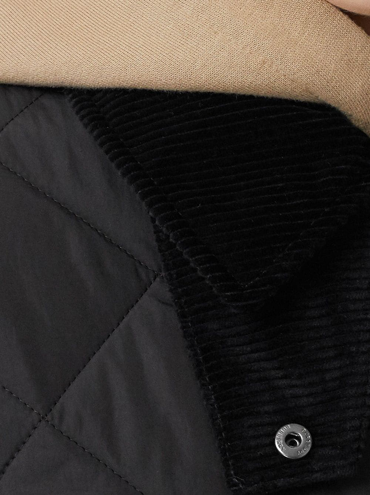 diamond quilted thermoregulated barn jacket