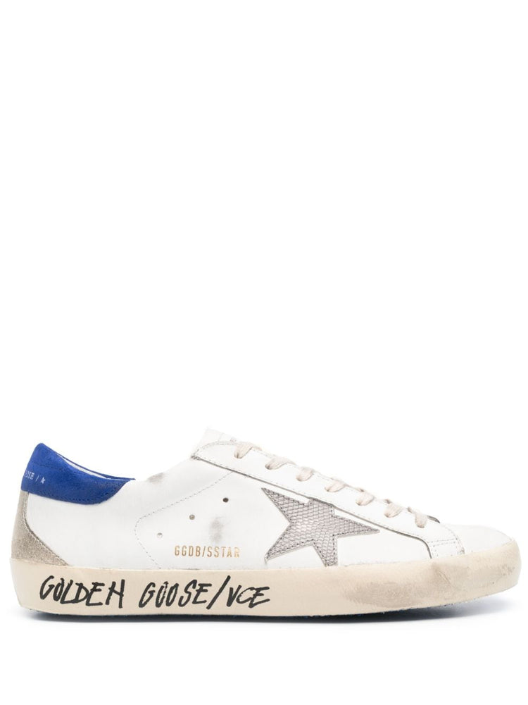 GOLDEN GOOSE Super-Star distressed leather sneakers