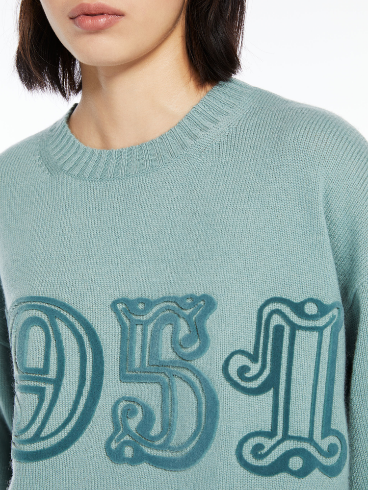 Fido wool and cashmere monogram pullover