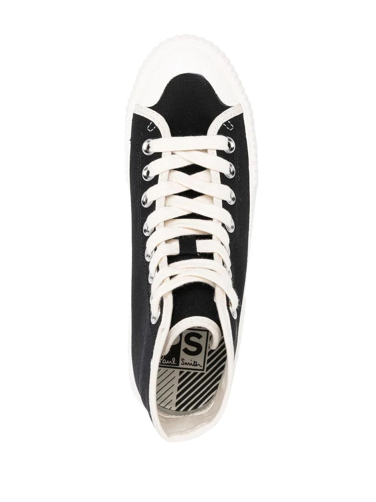 PAUL SMITH embroidered-logo lace-up sneakers