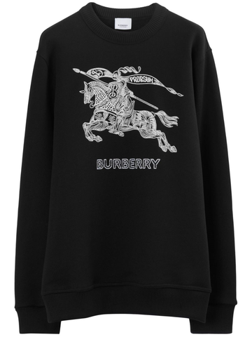 Burberry EKD-embroidered cotton sweatshirt