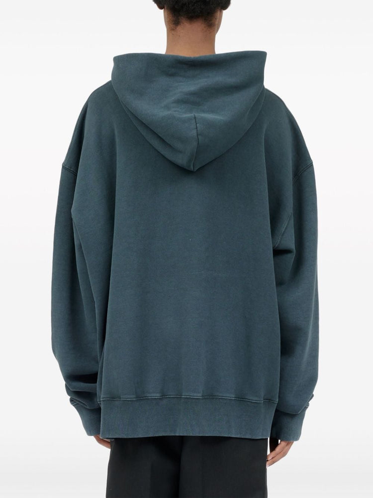 Reverse cotton hoodie