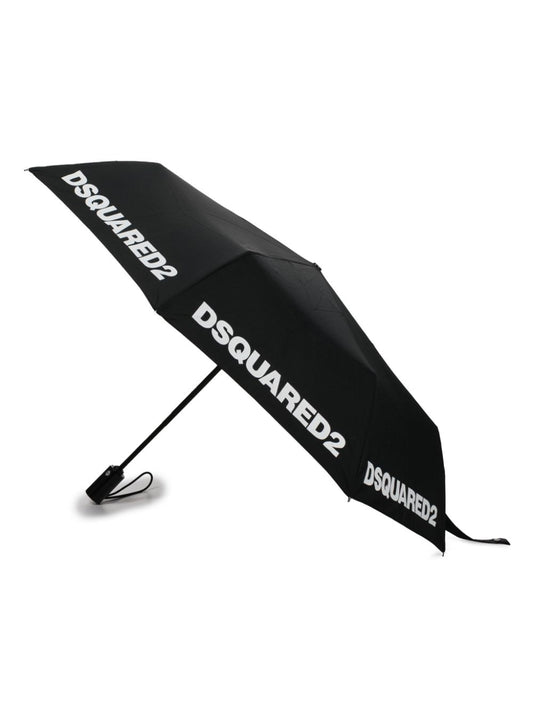 DSQUARED2 logo-print compact umbrella