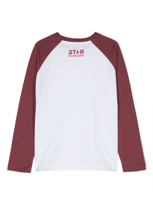 GOLDEN GOOSE KIDS star-print cotton T-shirt