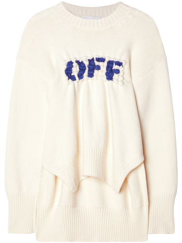 OFF-logo wool jumper