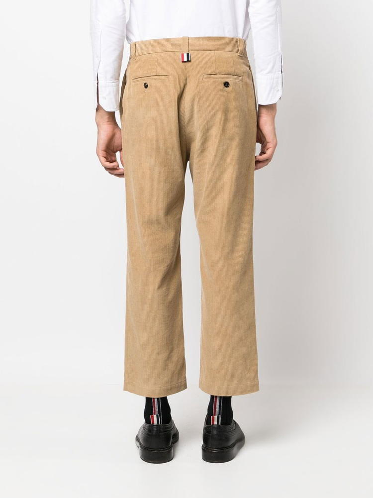 THOM BROWNE corduroy RWB-stripe trousers