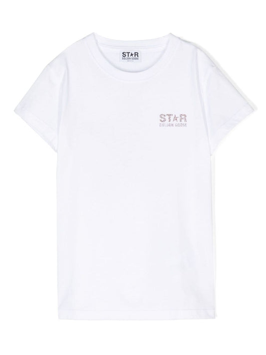 Star-print cotton T-shirt