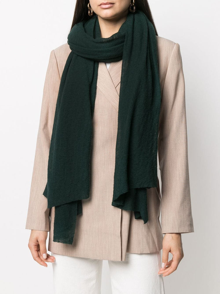 cashmere fine-knit scarf