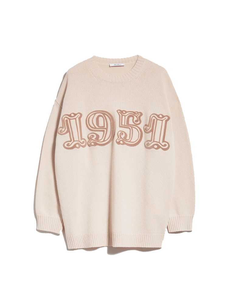 Fido wool and cashmere monogram pullover