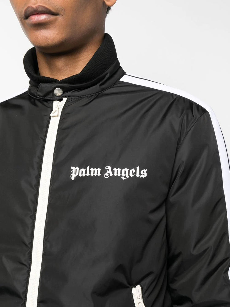 PALM ANGELS lightweight puffer track jacket