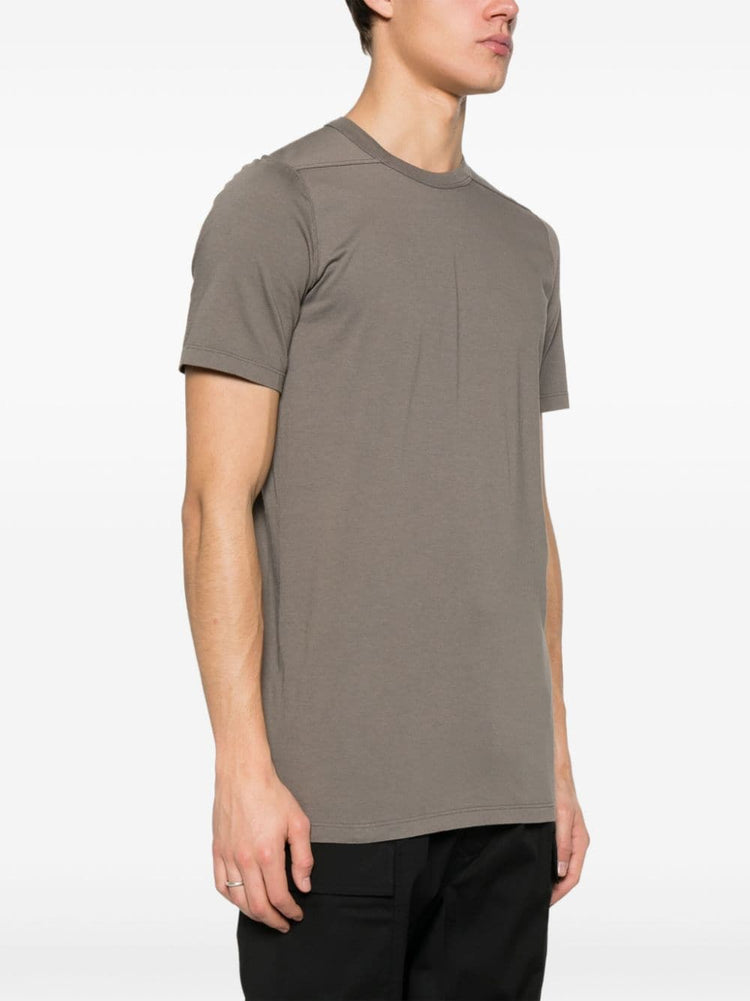 panelled cotton T-shirt