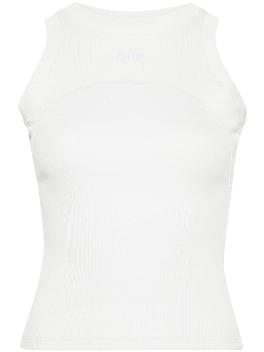 logo-embroidered top