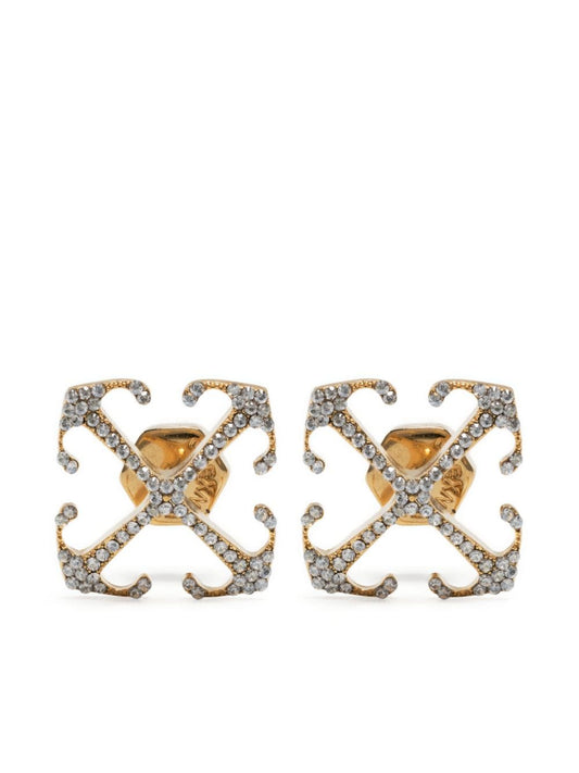 Mini Arrow crystal-embellished earrings