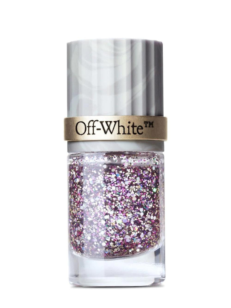OFF-WHITE glitter nail polish