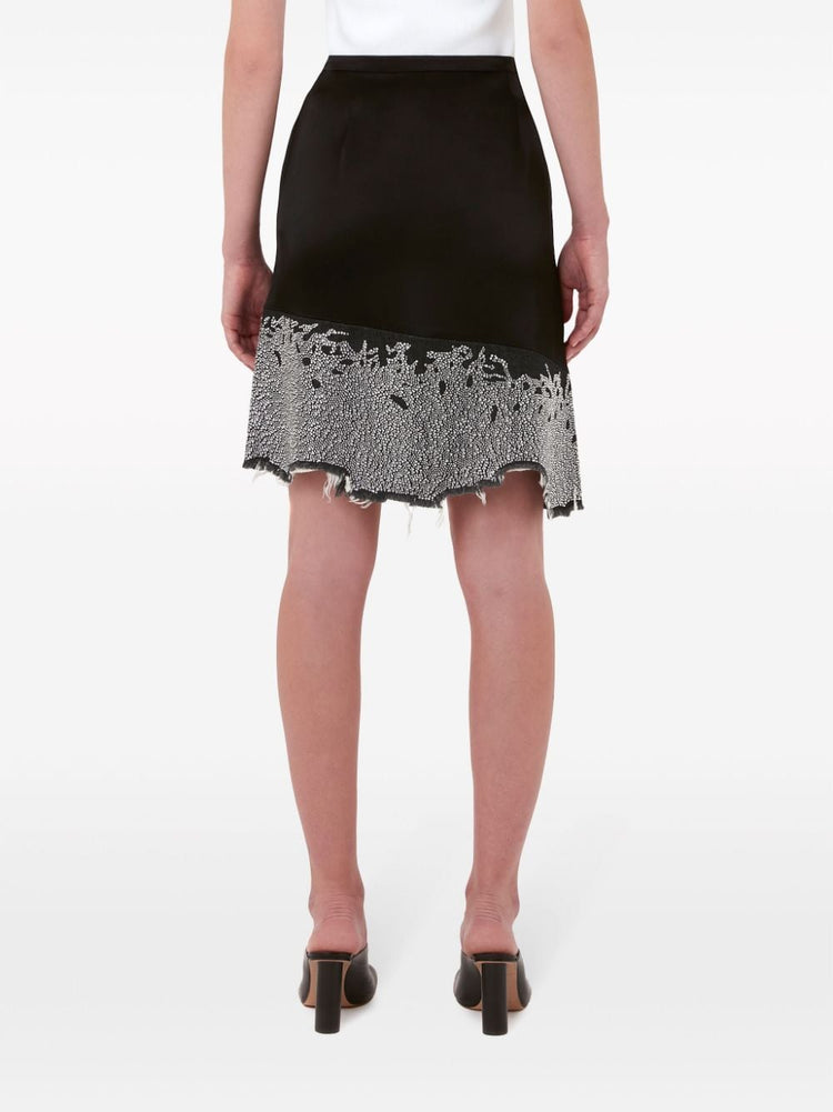 JWAnderson glitter-detail asymmetric skirt