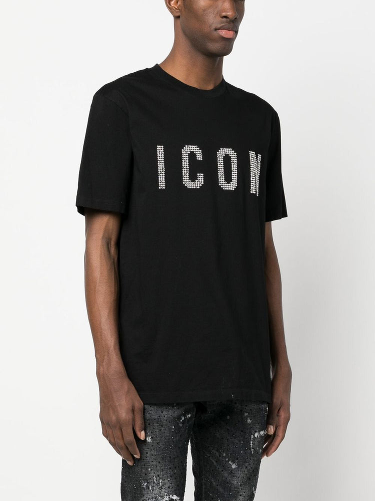 DSQUARED2 Icon studded T-shirt