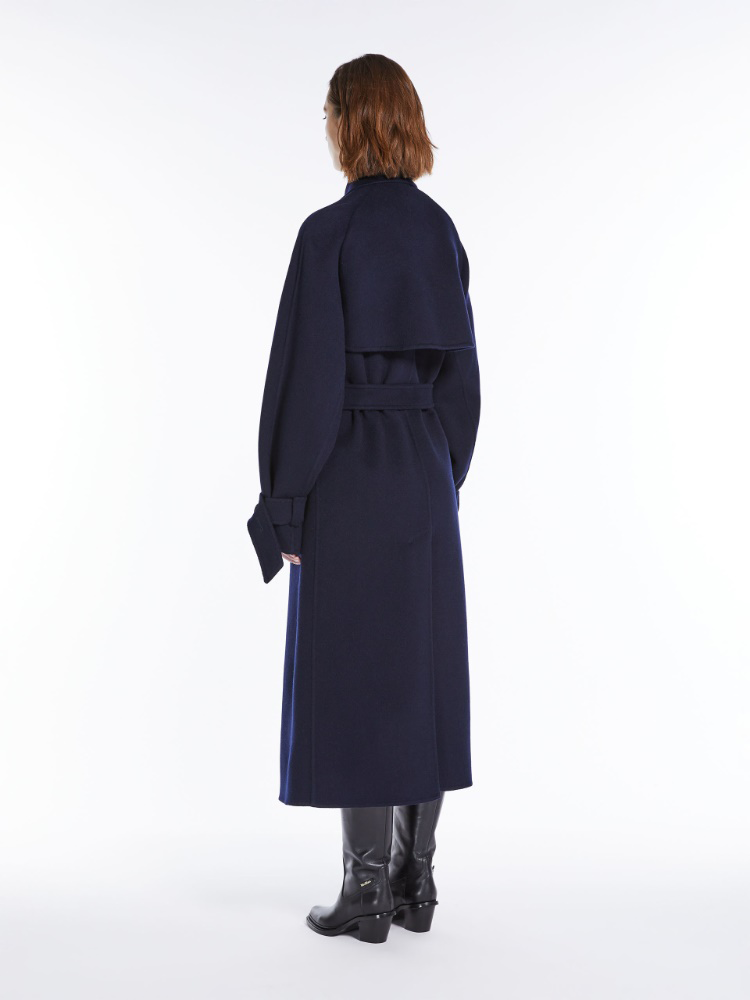 Falcone oversized cashmere trench coat