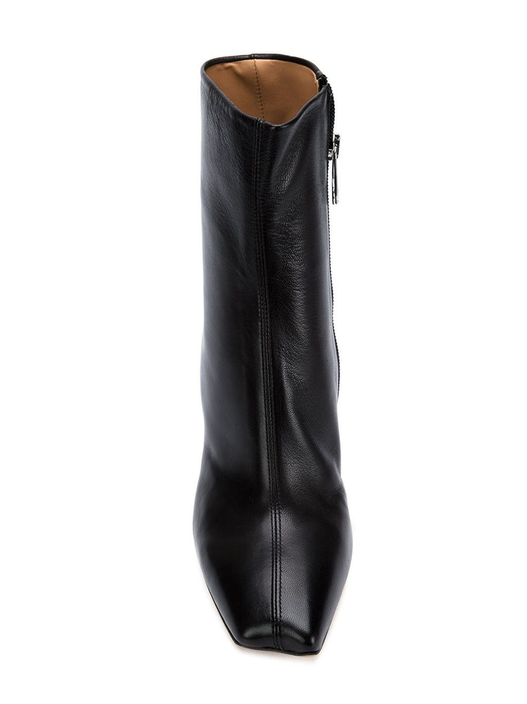 MAISON MARGIELA leather boot black/white