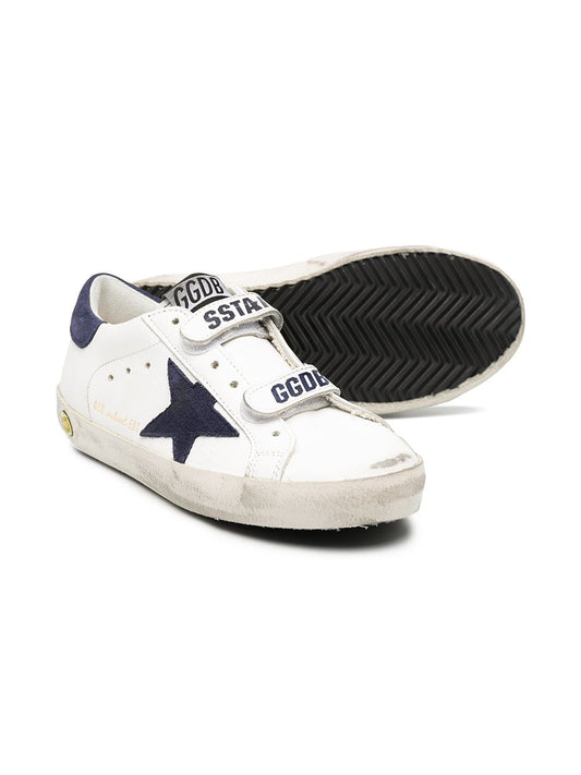 OLD SCHOOL LEATHER UPPER SUEDE STAR AND HEEL