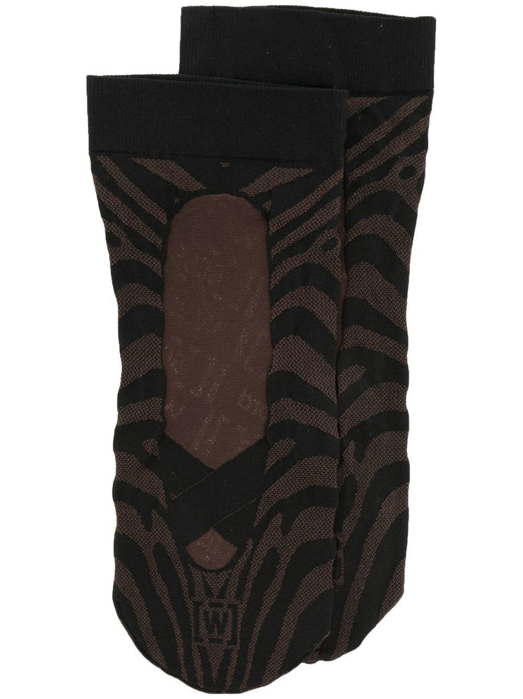 WOLFORD xGCDS elegant animalier socks