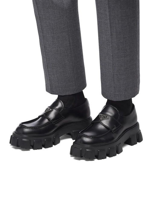 Monolith leather loafers