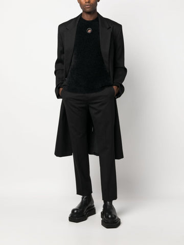 RICK OWENS off-centre tapered-leg trousers