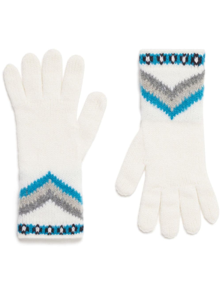ALANUI Antartic Circle wool gloves